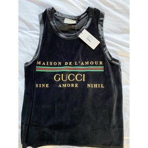 Gucci Tank Cotton Chenille
